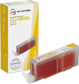 LD © Compatible Canon 6451B001 / CLI-251XL High Yield Yellow Ink Cartridge for PIXMA MX922, MG5420, MG6320, MX722, IP7220, MG5422, MG7120, MG5520, MG6420 Printers