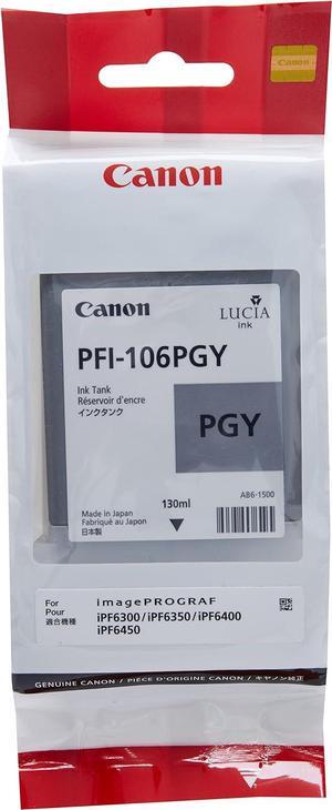 Canon 6631B001 PFI Original Ink Tank, Photo Gray