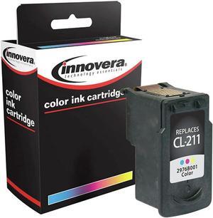 Compatible Remanufactured 2976B001 (CL-211) Ink, 244 Page-Yield, Tri-Color, Sold as 1 Each