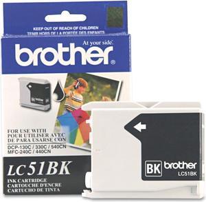 Brother Dcp 130/330c/350c/Fax 1360/1860/1960c/2480c/2580c/Mfc 230c/240c Black Ink 500 Yield