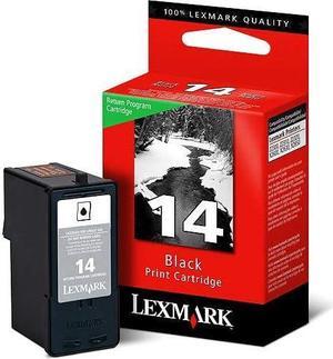 Lexmark #14 X2600/X2670 Black Return Program Ink Highest Quality Available Practical Durable New