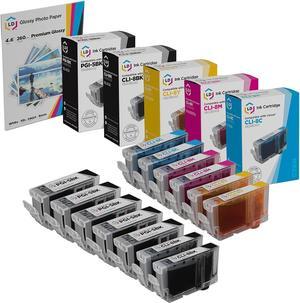 LD Compatible Ink Cartridge Replacement for Canon PGI5 & CLI8 (5 Pigment Black, 2 Black, 2 Cyan, 2 Magenta, 2 ...