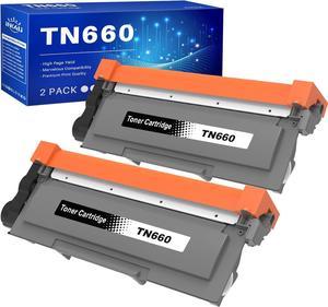 INK4U Compatible TN660 Toner Cartridges Replacement for Brother TN660 TN-660 TN630 TN-630 Toner Cartridge for HL-L2380DW HL-L2300D HL-L2305W MFC-L2740DW MFC-L2700dw DCP-L2540DW Printer (2 Pack, Black)