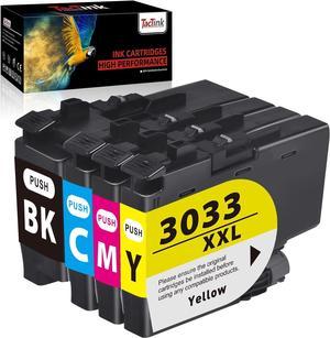 LC3033 Ink Cartridges, Compatible Brother LC3033XXL Ink Cartridge Replacement for Brother MFC-J995DW MFC-J995DWXL MFC-J805DW MFC-J805DWXL MFC-J815DW Printer (1Black, 1Cyan, 1Magenta, 1Yellow)