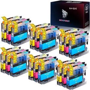 Wolfgray LC203 Color Ink Cartridges (C/M/Y 18 Pack Combo) - Replacement for Brother LC-203 LC203XL Ink for MFC-j460DW MFC-J480DW MFC-J485DW MFC-J880DW MFCJ5720DW MFC-J5620DW MFC-J4320DW Printer