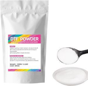 DTF Powder White 1KG/35.3 Digital Transfer Hot Melt Adhesive, Pretreat Powder for Ep L1800 Printer