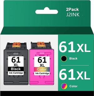61 61xl 61 XL Ink Cartridge Black and Colour Replacement for Encre HP 61 HP Ink 61 61 XL 61xl Envy 4500 530 Ink Cartridges 1 Black1 TriColor 2 Pack 2