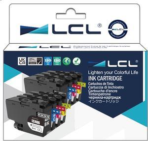 LCL Compatible for Brother LC-406 LC406 LC-406BK LC406BKS LC406BK LC406C LC406M LC406Y (8-Pack,2Black,2Cyan,2Magenta,2Yellow) Pigment Ink Cartridge for Brother MFC-J5855DW MFC-J5955DW MFC-J6555DW