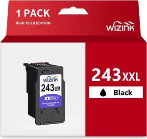 Higher Yield 243XXL Black Ink Cartridge PG-243 XXL XL Replacement for Canon Printer PG-243XL XXL with Canon Pixma MX492 MX490 MX492 MG2500 MG2522 TR4500 TR4520 TS3322 TS3122 Printer