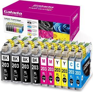 Galada Compatible Ink Cartridge Replacement for Brother LC203XL LC203 LC201 LC201XL for MFC-J480DW MFC-J485DW MFC-J680DW MFC-J880DW MFC-J885DW MFC-J460DW MFC-J4420DW MFC-J5520DW Printer (10 Pack)