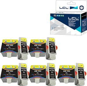 LCL Compatible for KODAK 10 10B 10C XL 10XL 8237216 8946501 (10-PACK 5Black 5Color) Ink Cartridge for EasyShare 5100 EasyShare 5300 EasyShare 5500ESP 3ESP 3250ESP 5ESP 5210ESP 5250ESP 7ESP 7250