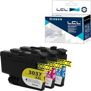 LCL Compatible for Brother LC30373PKS LC3037 XXL LC3037XXL LC3037C LC3037M LC3037YC (3-Pack,Cyan Magenta Yellow) Pigment Ink Cartridge for Brother MFC-J5845DW MFC-J5845DW XL MFC-J5945DW MFC-J6945DW