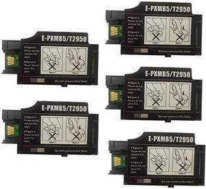 Remanufactured T2950 Ink Maintenance Box for Workforce WF-100 WF-100W Inkjet Printer. 5-Pack