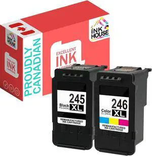 Best Compatible Cartridge for High Yield Black Ink Cartridge for Canon PG-245xl & Color 246xl