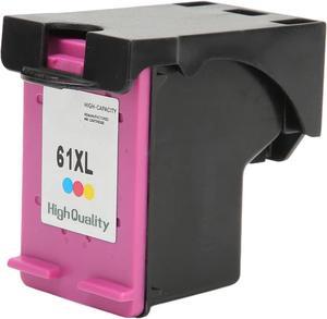 61 XL Ink Cartridge Replacement  61XL, Excellent Printer Ink Cartridges  Envy 4500 5535 5530 Deskjet 1010 2540 1055 1512 3510 3050A Officejet 4635 2620 Printer(H 61XLC Color)