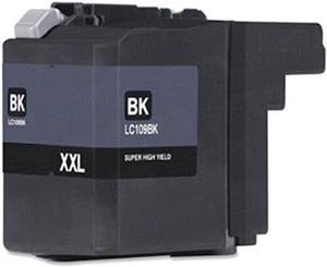 SaveonMany Compatible Brother LC109BK LC109XXL Black LC109 XXL BK LC109-XXL Ink Cartridge for MFC-J6520DW MFC-J6720DW MFC-J6920DW MFCJ6520DW MFCJ6720DW MFCJ6920DW ~ 2,400 Pages Super High Yield