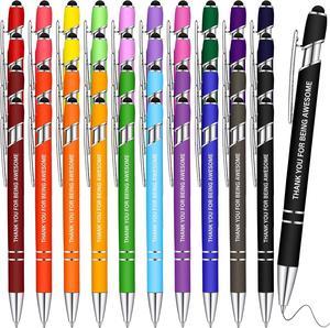 40 Pcs Inspirational Pens Employee Appreciation Pens Motivational Black Ink Nurse Pens Fun Greeting Quote Ballpoint Pen for Events Parties Office Worker Teacher Nurses Staff Employee (Elegant Color)