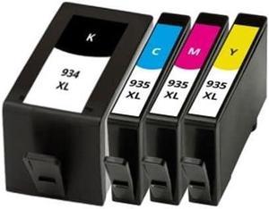 Best Compatible Cartridge for High Yield Black, Cyan, Magenta & Yellow Ink Cartridge  934XL & 935XL