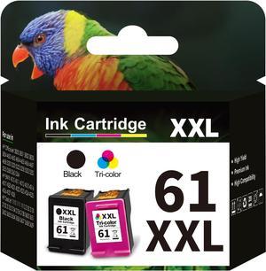 Aqepbzt Remanufactured BlackTriColor Ink Cartridge Replacement Ink 61 61XL Ink Cartridges Black and Color OfficeJet 2620 4630 Envy 4500 4509 5530 Deskjet 1000 1510 2050 3000 Printer