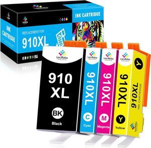 LeciRoba Compatible 910XL Ink Cartridges Combo Pack Replacement  910XL Ink Cartridges Compatible for OfficeJet Pro 8020 8025 8030 8035 8028 OfficeJet 8022 8010 8015 Pritner (4 Pack, B/C/Y/M)