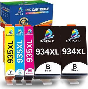 934XL 935XL Ink Cartridges Compatible Replacement  934 and 935 High Yield Work with HP Officejet 6810 HP Officejet Pro 6830 6230 6835 6812 6815 6820 6220 6800 (2BK/C/M/Y, 5 Pack)