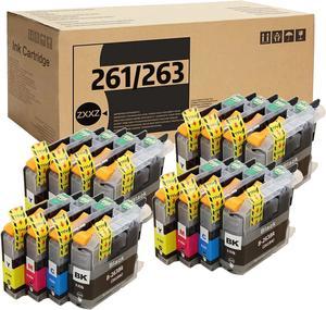 Compatible Ink Cartridge LC261 LC263 Replacement for Brother DCP-J562DW,MFC-J480DW, J680DW, J880DW Printer 4sets