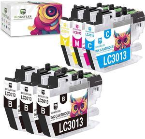 BINKSYLER LC3013 Ink Cartridges Replacement for Brother LC3013 LC3011 Ink Work for Brother MFC-J491DW MFC-J497DW MFC-J690DW MFC-J895DW Printer (3 Black,1 Cyan,1 Magenta,1 Yellow) 6 Pack