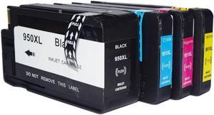 Colour-Store Ink Cartridges 4 Packs High Capacity Replacement  950XL 951XL Ink Cartridge (1Set) Compatible with HP OfficeJet Pro 8600 8610 8620 8630 8640 8615 8625 251DW 271DW Printers