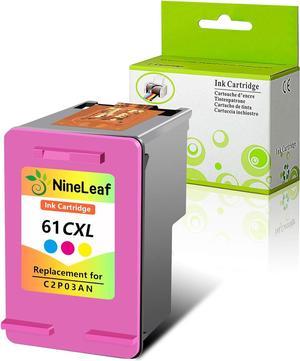 NineLeaf 1 Pack Remanufactured Ink Cartridge Compatible  Color 61XL 61 XL CH564W 330 Page Yield DeskJet 3052 3054 3055 3510