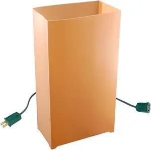 Electric LED Luminaria Kit, Tan - Set of 6