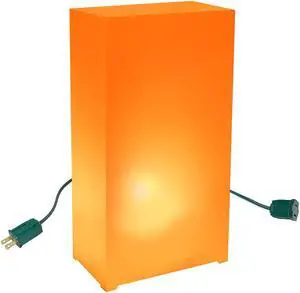 Electric Luminaria Kit, Orange - Set of 10
