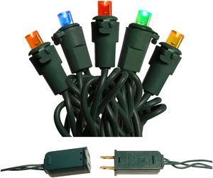 Electric LED Mini String Lights with 70 Multicolor Bulbs