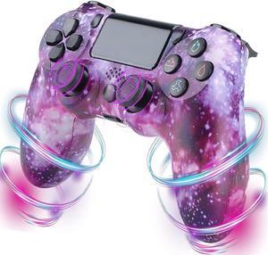 Controller Compatible with PS4, Wireless Controller Compatible with PS4/Pro/ Slim/PC with Touch Panel/6-Axies Sensor/Dual Vibration/600mAh Battery