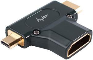 Avier PREMIUM Diecast HDMI Adapter (HDMI A to C/D)