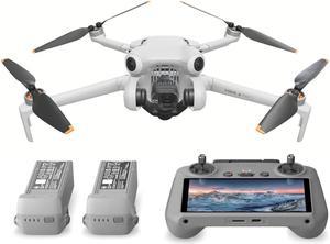 DJI Mini4 Pro Aerial Drone with Screen Remote a new upgraded and modernized mini quadcopter 3 batteries
