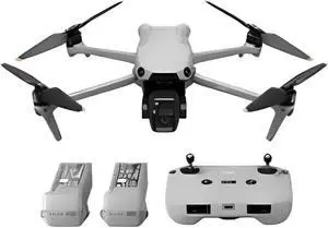 DJI Air3s Professional HD dual-camera aerial drone with omni-directional obstacle avoidance and auto-tracking, Normal Remote Control, 3 batteries