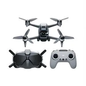 DJI FPV Crossover Drone, Immersive Flight Experience, 4K 60FPS Ultra Wide 150° FOV, 10km HD Low Latency Video Transmission, Premium Package, 1 Battery