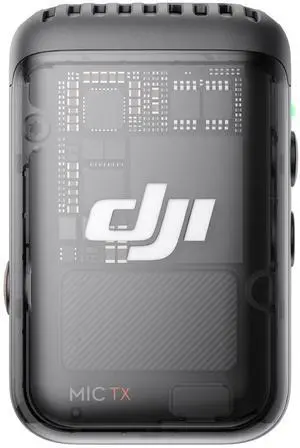 DJI Mic2 (2TX+1RX+Charging Case), Wireless Lavalier Microphone, Intelligent Noise Cancellation, 32-bit Internal Floating Recording, 820 Ft. Range, Microphone for IPhone, Android