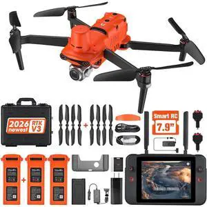 Autel EVO II RTK V3, featuring centimeter-level positioning, a Sony 1-inch 6K HD camera, and a flight time of 38 minutes; ideal for surveying, modeling, and emergency search and rescue operations Autel EVO II RTK V3, featuring centimeter-level positioning, a Sony 1-inch 6K HD camera, and a flight time of 38 minutes; ideal for surveying, modeling, and emergency search and rescue operations