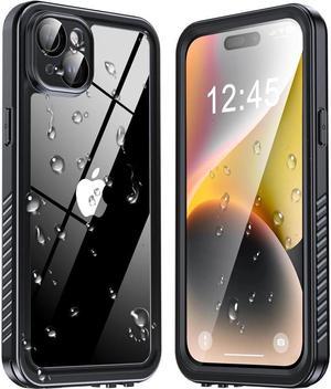 BONAEVER for iPhone 15 Plus Case Waterproof Built-in Screen & Lens Protector [14 FT Military Drop Proof] [ Shockproof] [Du Standproof] [IP68 Underwater] Phone Case for iPhone 15 Plus 6.7 inch