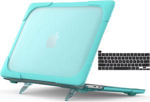 BONAEVER For MacBook Pro 13 Case 2019 2018 2017 2016 Release A2159 A1989 A1706 A1708 Plastic Hard Shell Shockproof Cover with Fold Stand and & Keyboard Cover