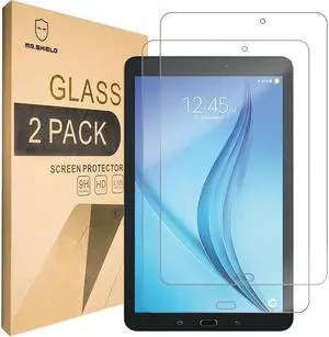 BONAEVER [2-Pack] Screen Protector for Samsung Galaxy Tab E 8.0 inch 2016 SM-T377A/SM-T377V/SM-T377P/SM-T375/SM-T378 Tempered Glass Screen Protector Film S-Pen CompatibleScratch Resi Standant