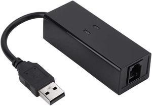 BONAEVER USB 56K External Dial Up Voice Fax Data Modem Fit for Win7 Win8 Win10 XP Supports V.92 protocols Features 56K Download speeds 48K Data Upload 14.4 Kbps fax Mode