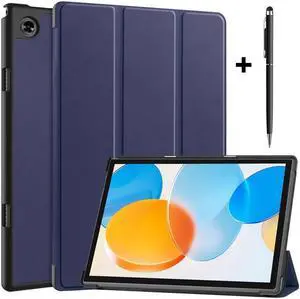 BONAEVER Case for Tecla Stand M40 / M40 Pro / P20S / P20HD Tri fold Slim Hard Shell Smart Protective Cover with Multi-Angle Stand Universal Stylus Pen