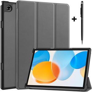 BONAEVER Case for Tecla Stand M40 / M40 Pro / P20S / P20HD Tri fold Slim Hard Shell Smart Protective Cover with Multi-Angle Stand Universal Stylus Pen