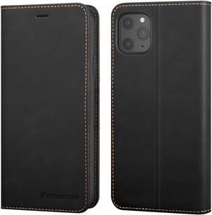 BONAEVER For iPhone 11 Pro Max Wallet Case Premium Leather iPhone 11 Pro Max Folio Flip Case with Stand and Card Holder Slots Shockproof Protective Cover for Apple iPhone 11 Pro Max 6.5 inch