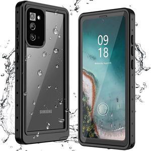 BONAEVER For Samsung Galaxy Note 20 Case Waterproof Built in Screen Protector Protective Shockproof IP68 Underwater Case for Galaxy Note 20 6.7 inch