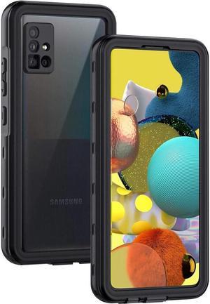 BONAEVER For Samsung Galaxy A51 5G Case IP68 Waterproof Shockproof Case with Built-in Screen Protector Underwater Protective Clear Cover for Samsung A51 5G