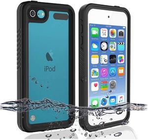 BONAEVER Waterproof Case for iPod Touch 7 / iPod Touch 6 / iPod Touch 5 Built-in Screen Protector Du Standproof Shockproof Cover for iPod Touch 5th/6th/7th Generation