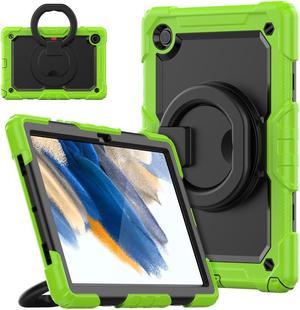 Case For Samsung Galaxy Tab Tab A8 10.5 inch 2022 with Screen Protector and Pen Holder, Shockproof Hard Protective Kids Cover for Galaxy Tab A8 10.5 inch SM-X200 SM-X205 SM-X207 with Rotatable Stand